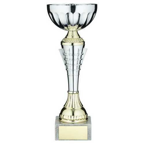 Silver|Gold Spiro Trophy Cup - 11.5in