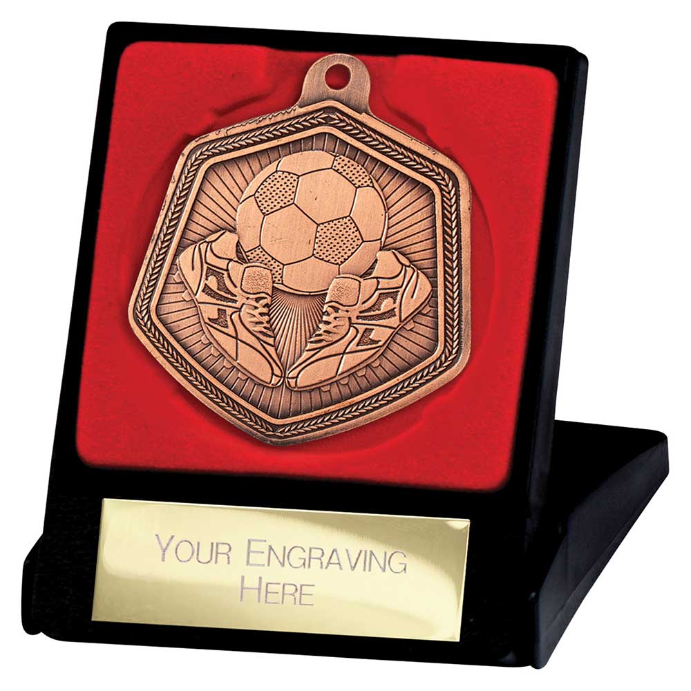 Falcon Football Medal & Box Bronze