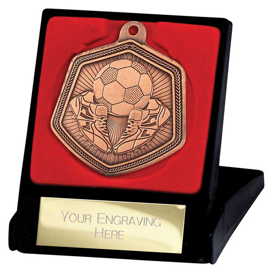 Falcon Football Medal & Box Bronze