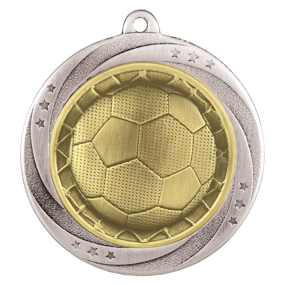 Superstar Football Medal Silver