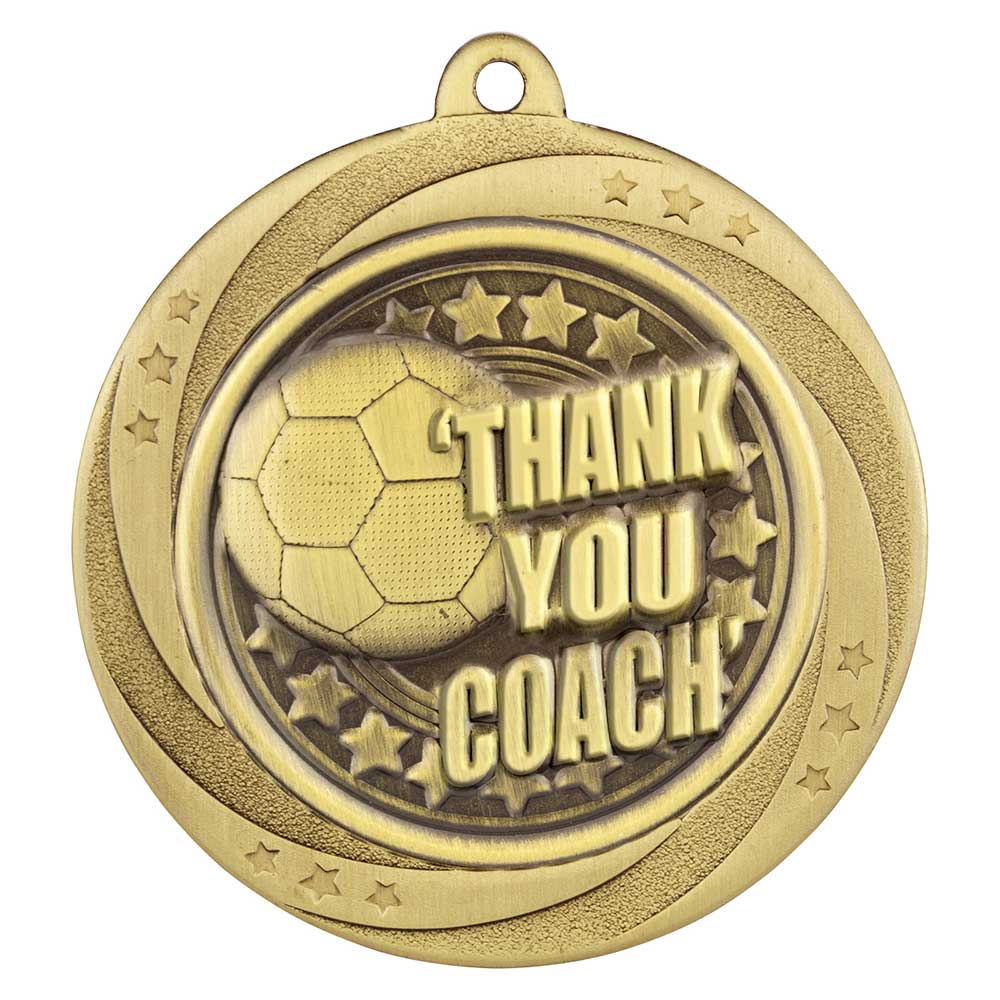 Superstar Thank you Coach Medal Gold