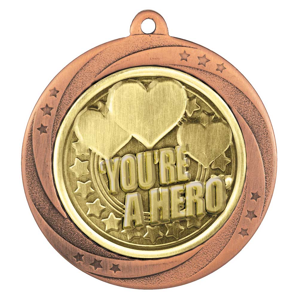 Superstar You're a Hero Medal Bronze