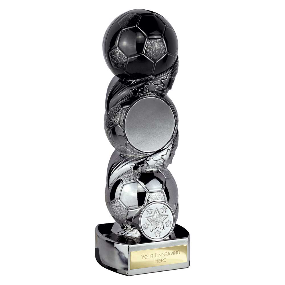 Hat-trick Strike Football Carbon Black & Gunmetal
