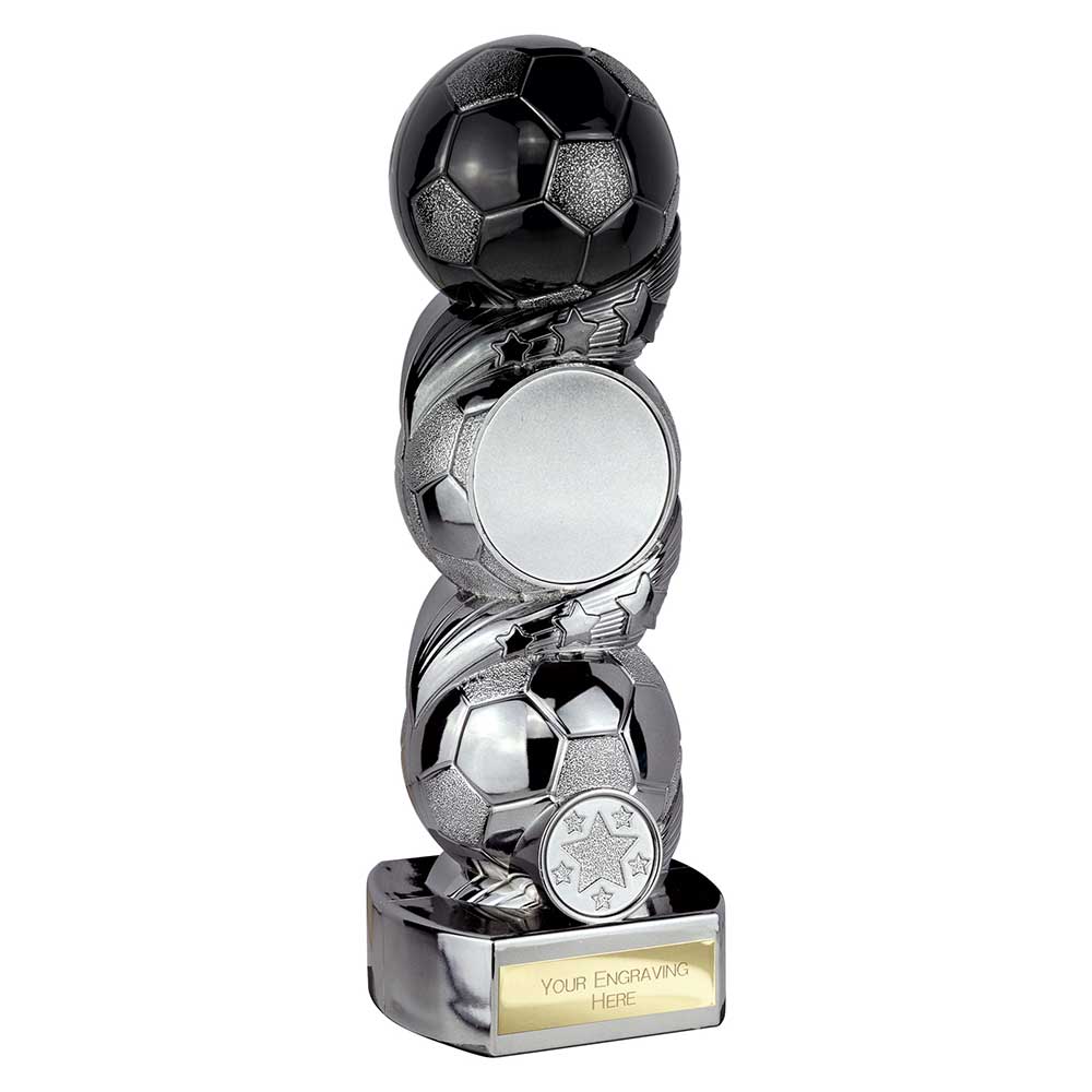 Hat-trick Strike Football Carbon Black & Gunmetal
