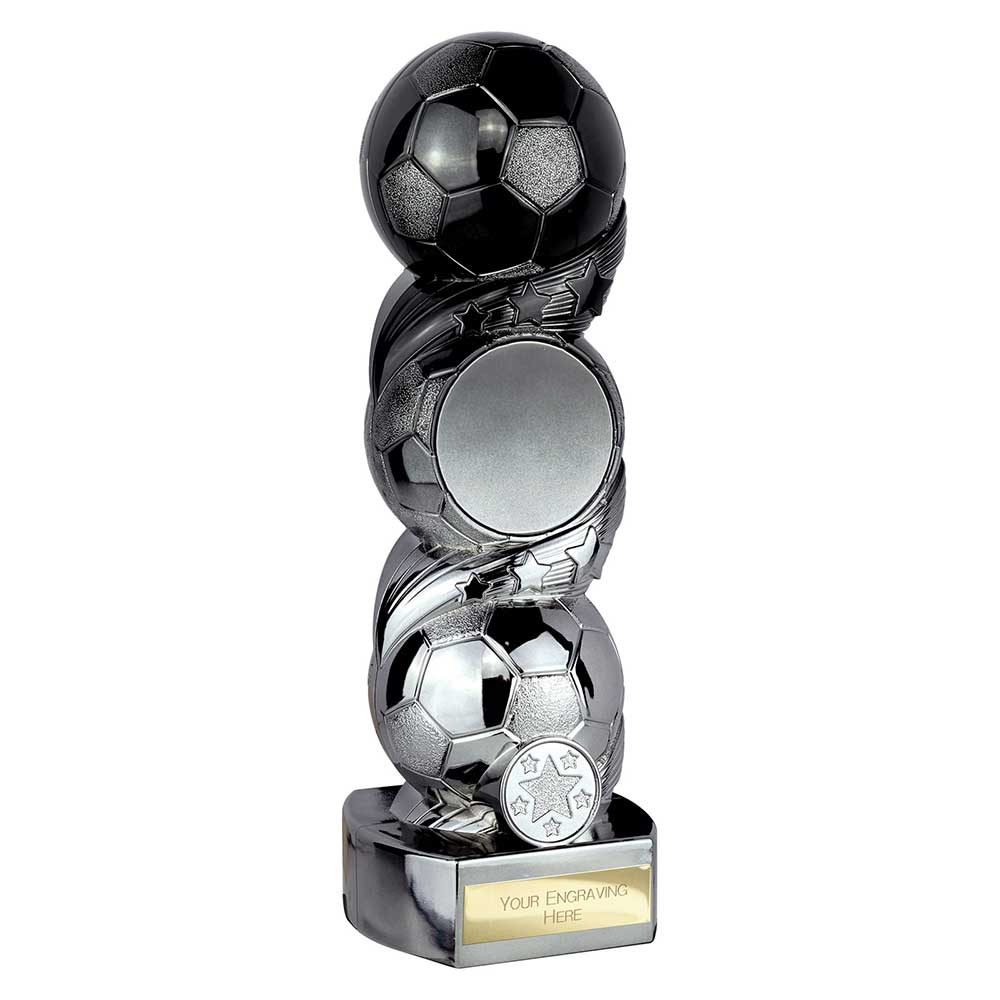Hat-trick Strike Football Carbon Black & Gunmetal