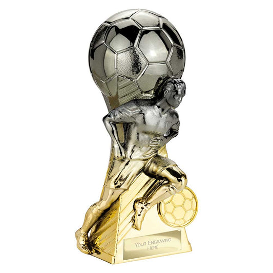 Trailblazer Football Heavyweight Male Gunmetal to Gold