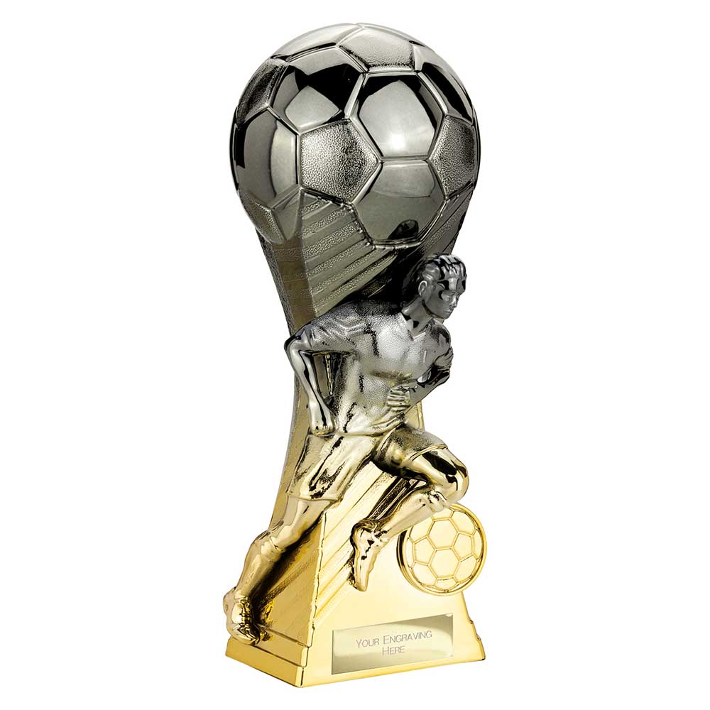 Trailblazer Football Heavyweight Male Gunmetal to Gold