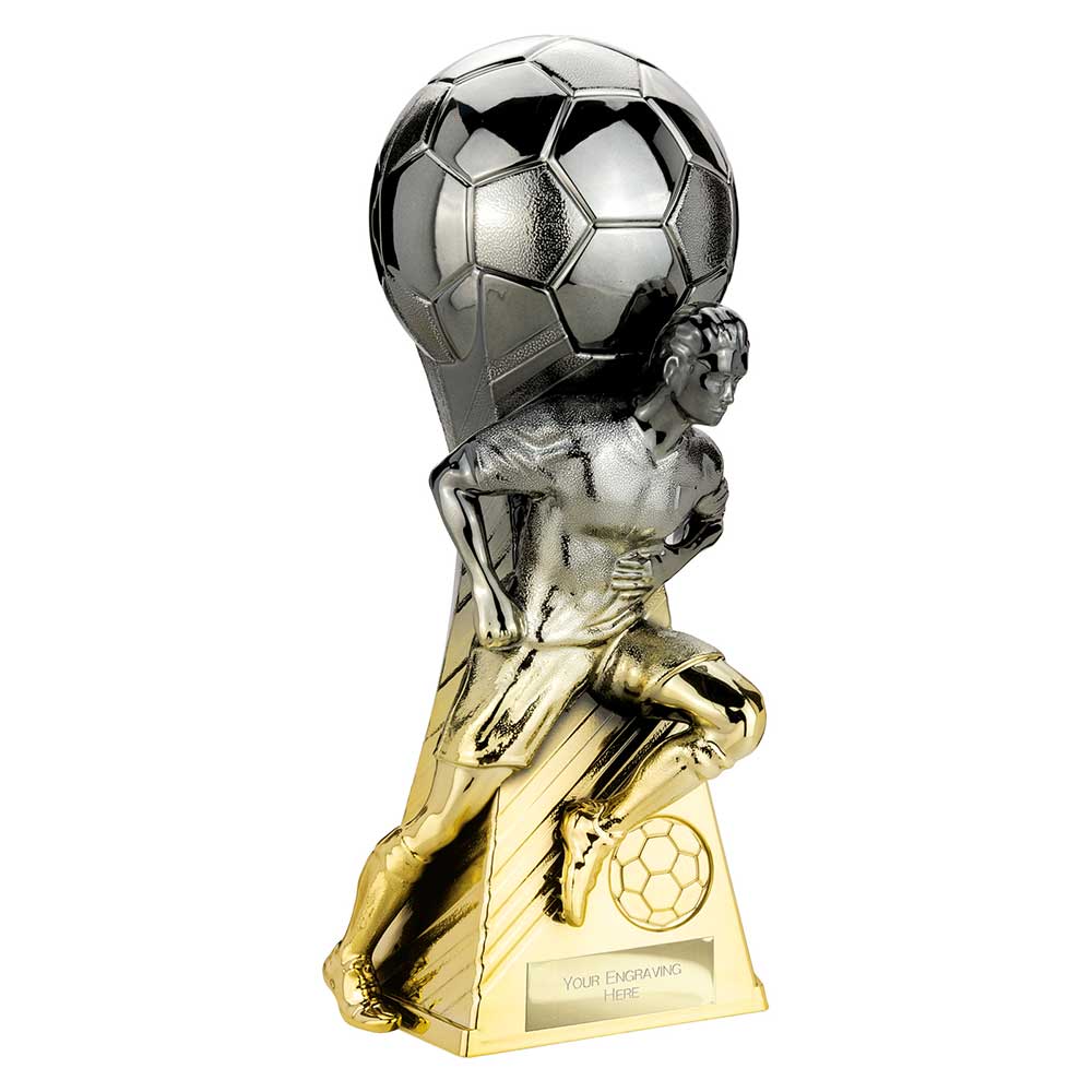 Trailblazer Football Heavyweight Male Gunmetal to Gold