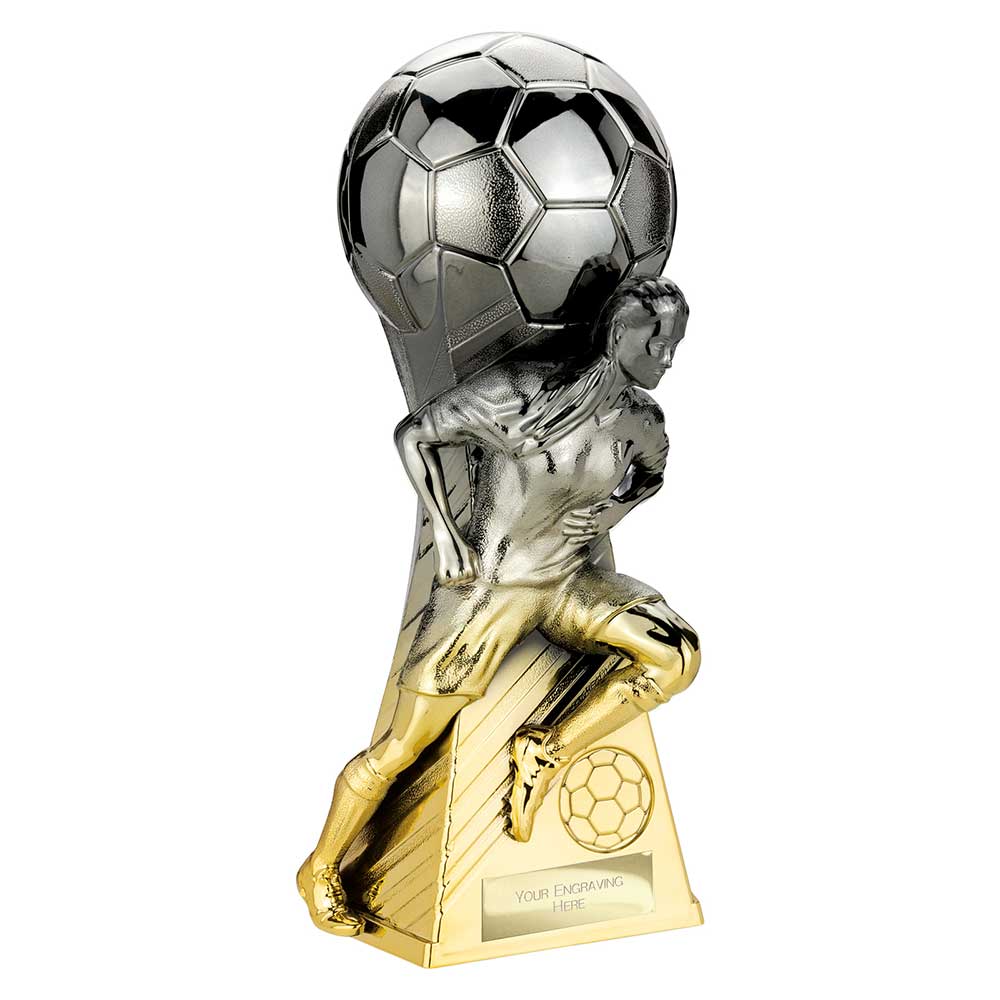 Trailblazer Football Heavyweight Female Gunmetal to Gold