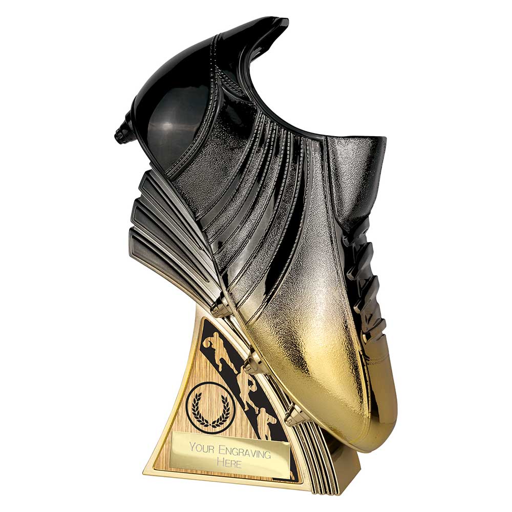 Power Boot Rugby Award Carbon Black & Gold