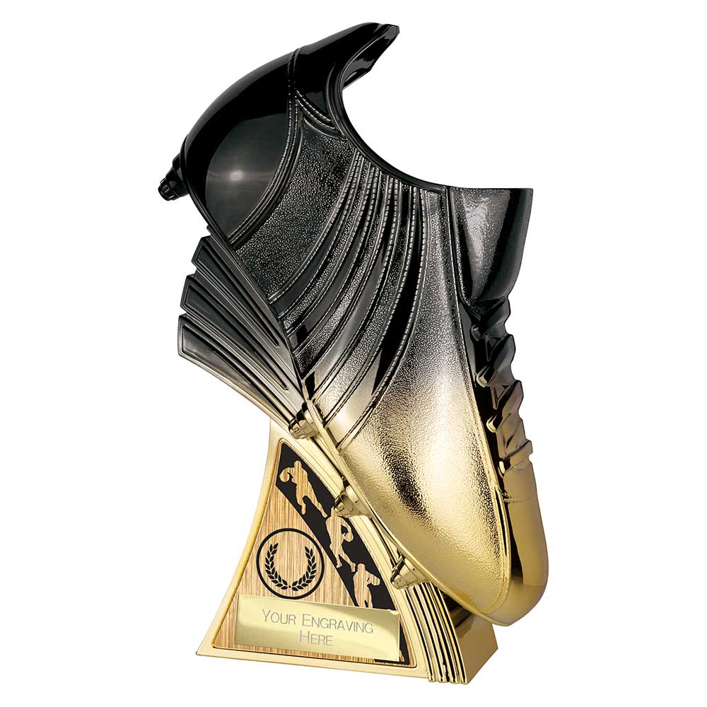 Power Boot Rugby Award Carbon Black & Gold