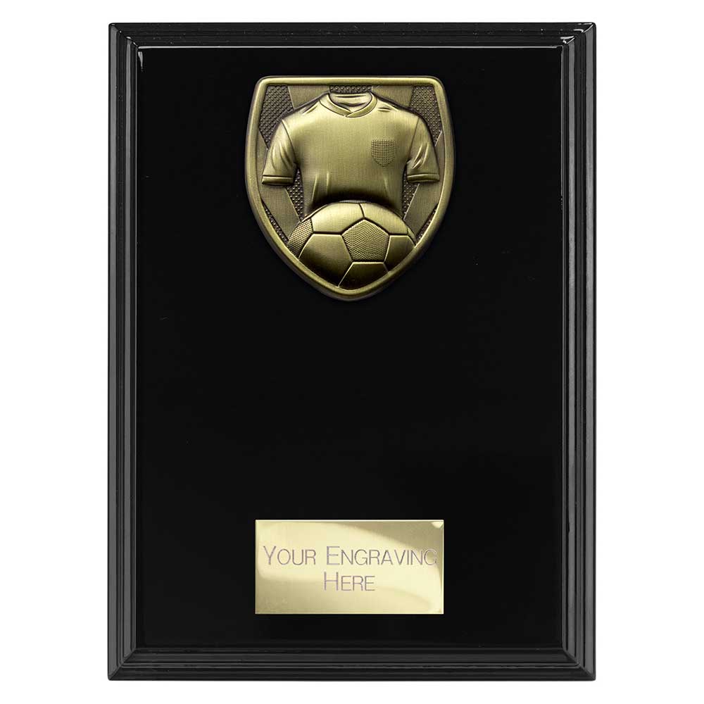 Cobra Plaque Football Shirt & Ball Award Epic Black
