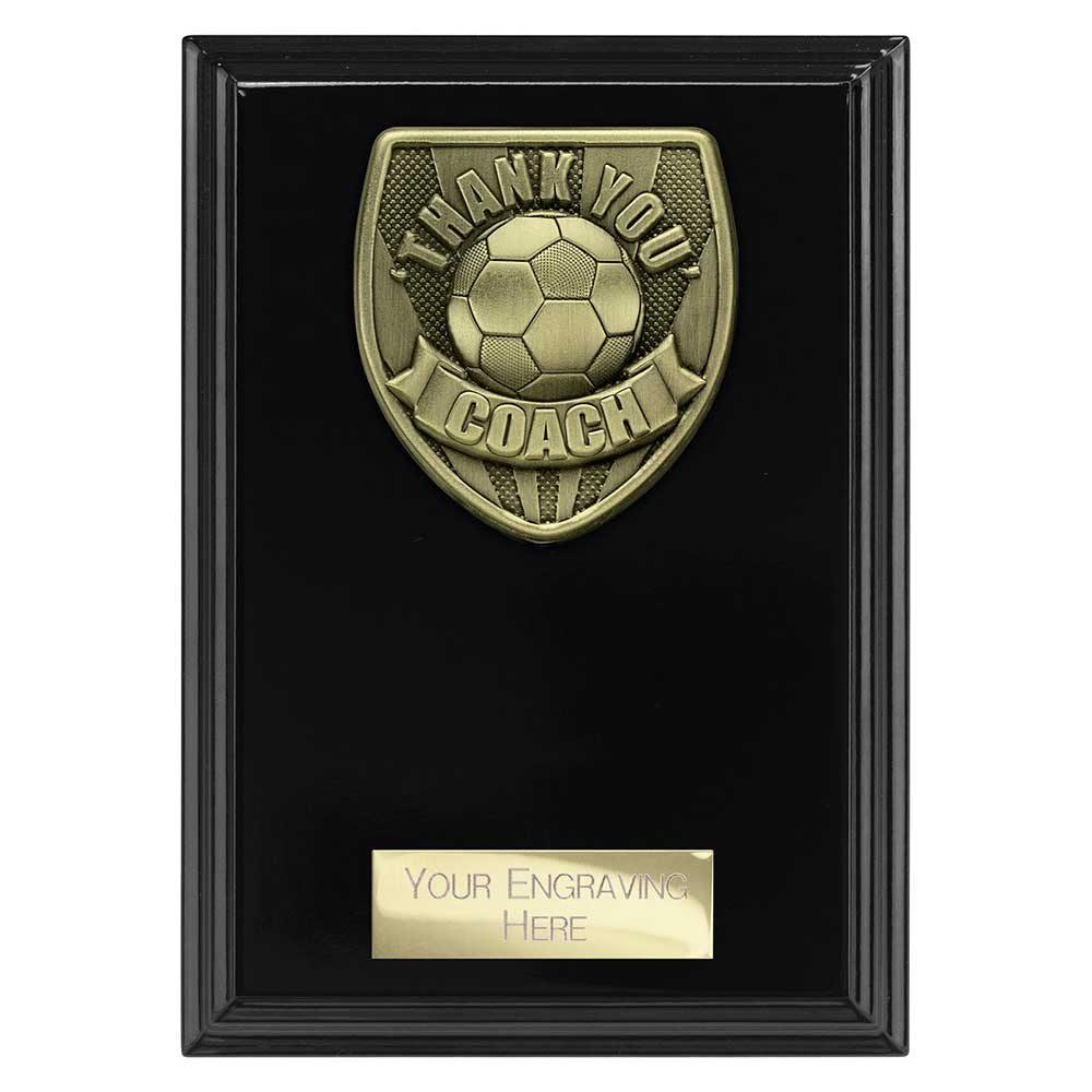 Cobra Plaque Thank you Coach Award Epic Black