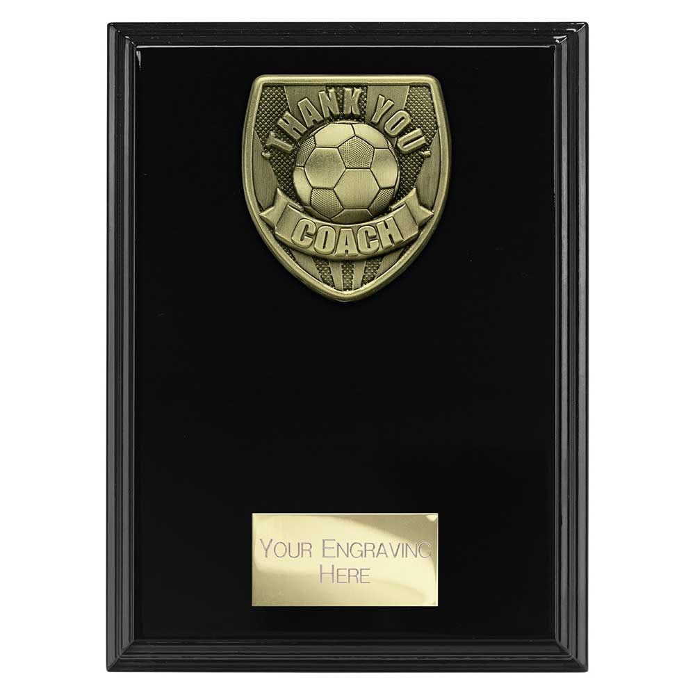 Cobra Plaque Thank you Coach Award Epic Black