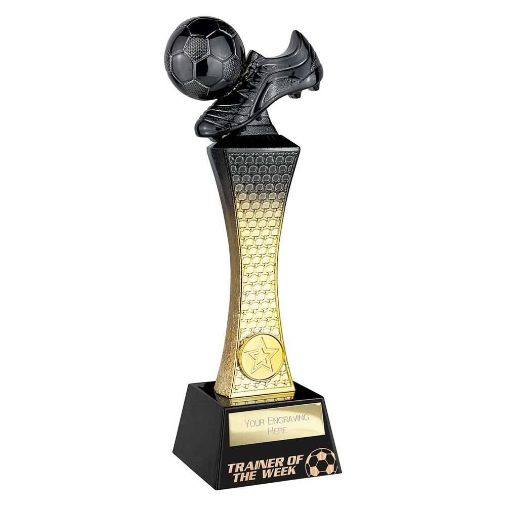Raider Football Trainer of Week Award Carbon Black & Gold