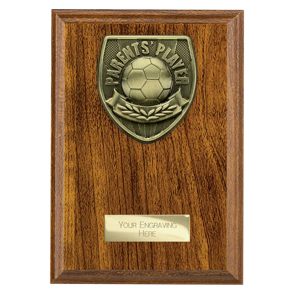 Cobra Plaque Parents Player Award Walnut