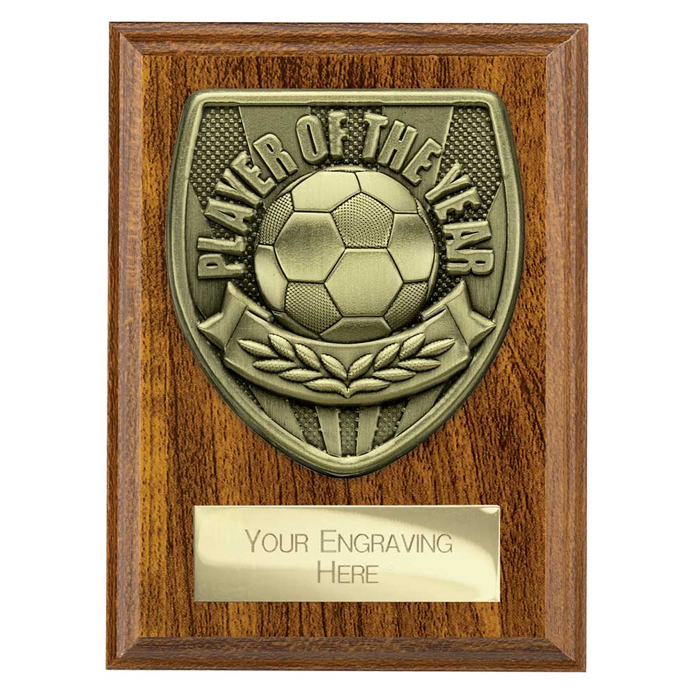 Cobra Plaque Player of Year Award Walnut