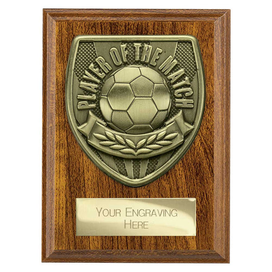 Cobra Plaque Player of Match Award Walnut