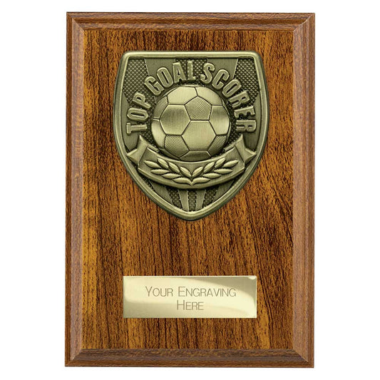 Cobra Plaque Top Scorer Award Walnut