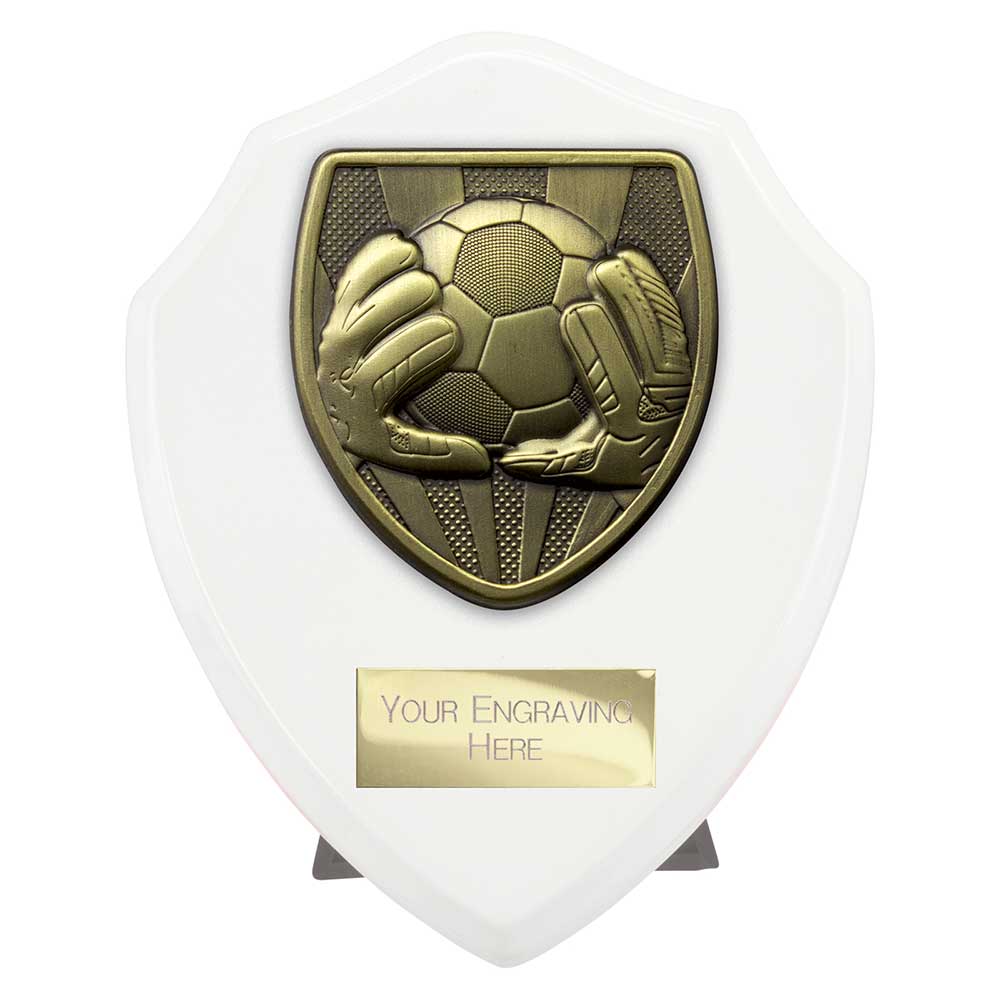 Cobra Shield Football Goal Keeper Award Arctic White