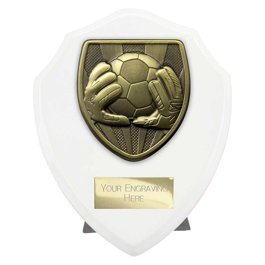 Cobra Shield Football Goal Keeper Award Arctic White