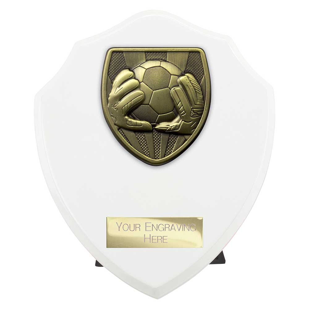 Cobra Shield Football Goal Keeper Award Arctic White