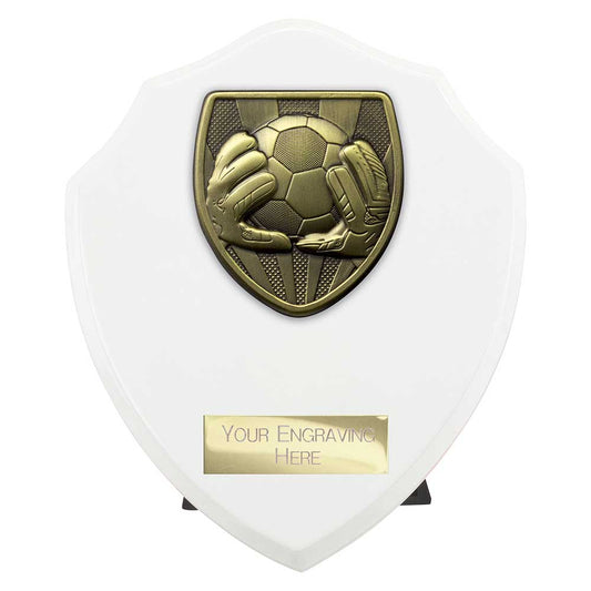 Cobra Shield Football Goal Keeper Award Arctic White