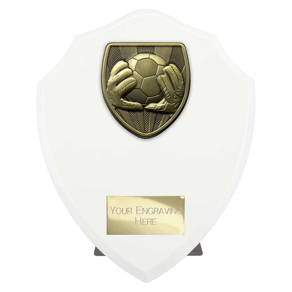 Cobra Shield Football Goal Keeper Award Arctic White