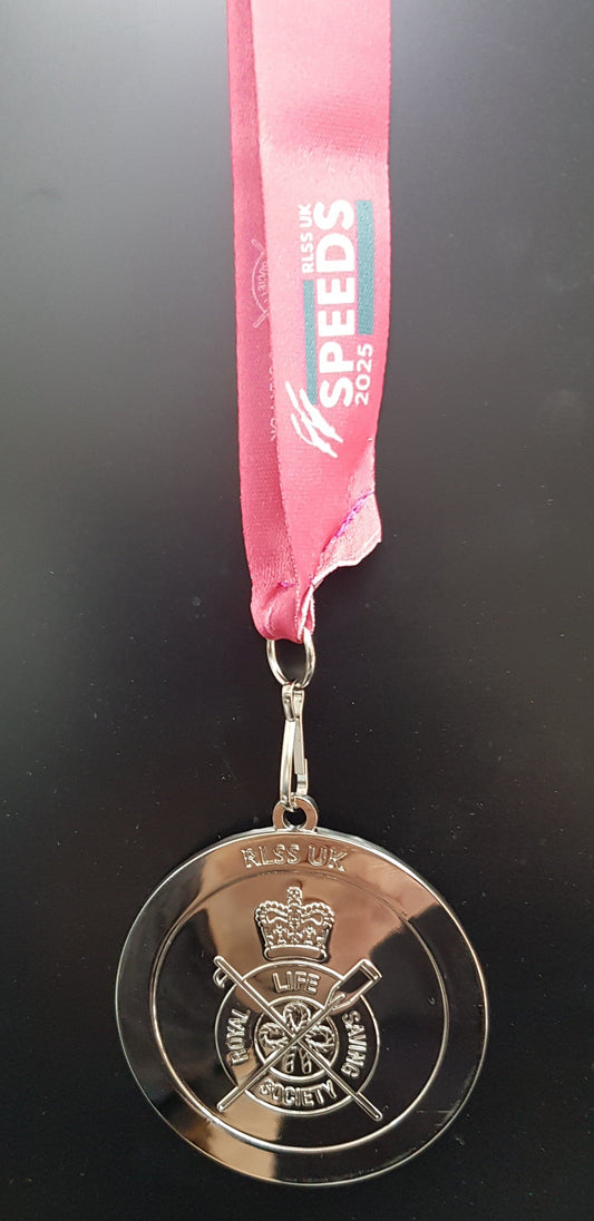 RLSS Gold Medal & Ribbon - Engraved 70MM