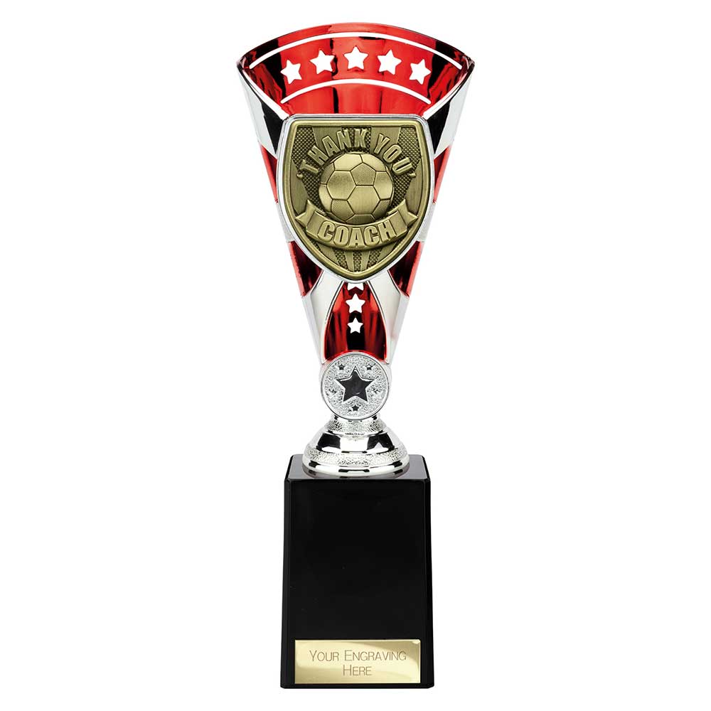 Cobra Star Cup Thank you Coach Silver & Red