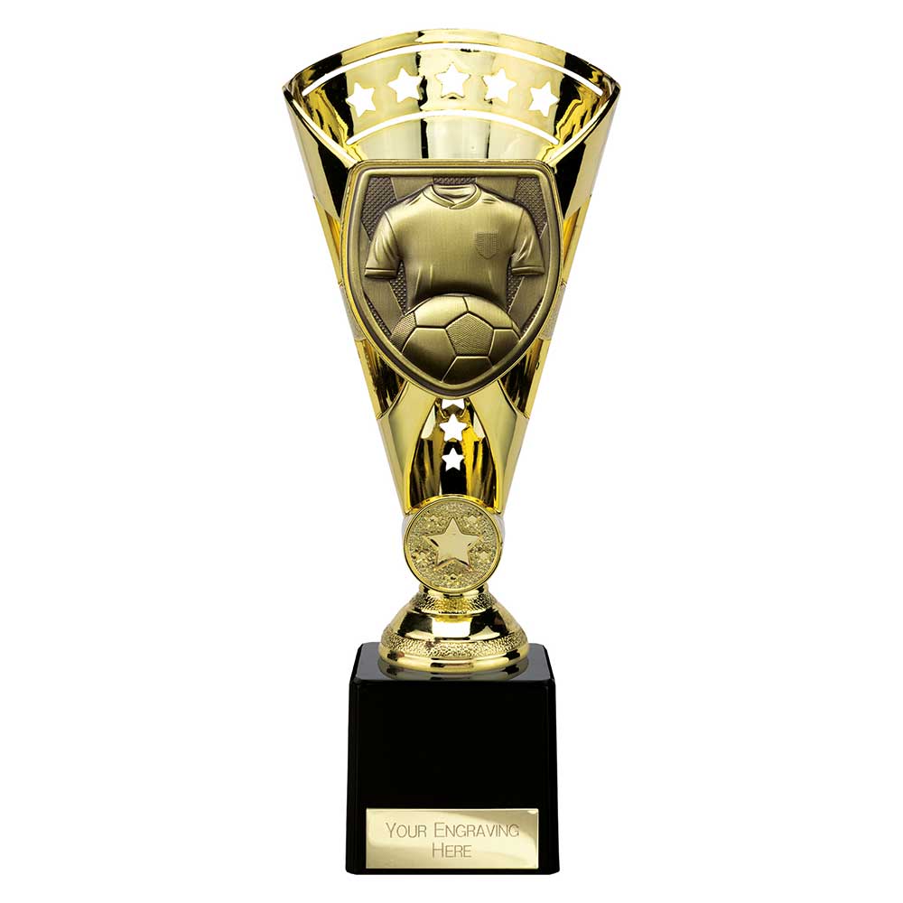 Cobra Star Cup Football Shirt & Ball Gold