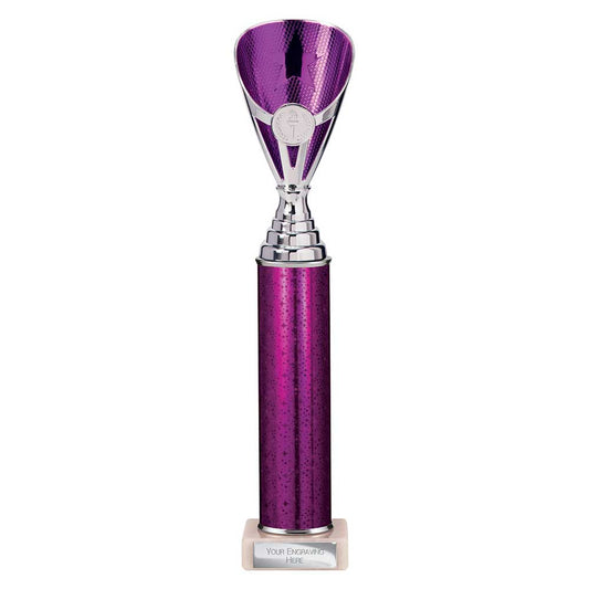 Rising Stars Plastic Trophy Purple