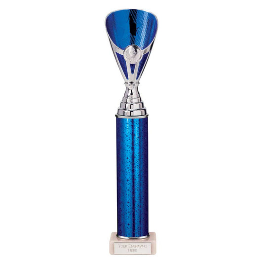 Rising Stars Plastic Trophy Blue
