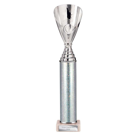 Rising Stars Plastic Trophy Silver