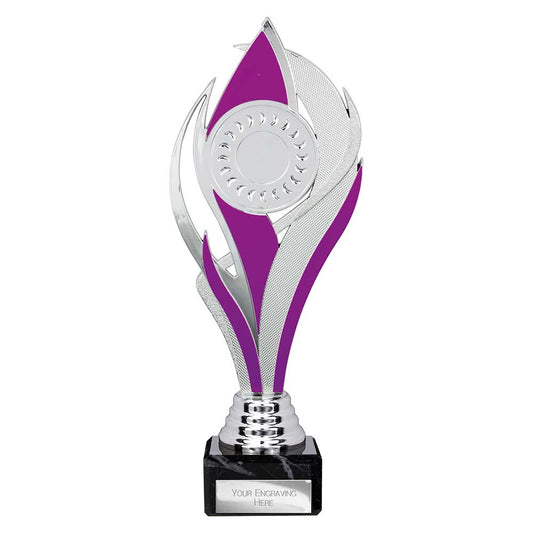 Volcano Trophy Silver & Purple