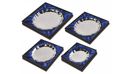 Nickel Plated Salver (In Presentation Case)