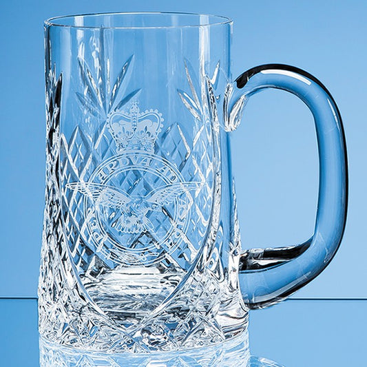 Lead Crystal Sloped Panel Tankard