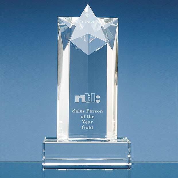 Optical Crystal Star Column Award