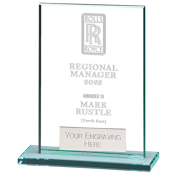 Warrior Jade Glass Award 80mm