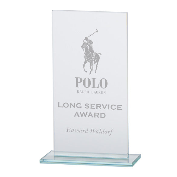 Jade Glass Gladiator Plaque Award