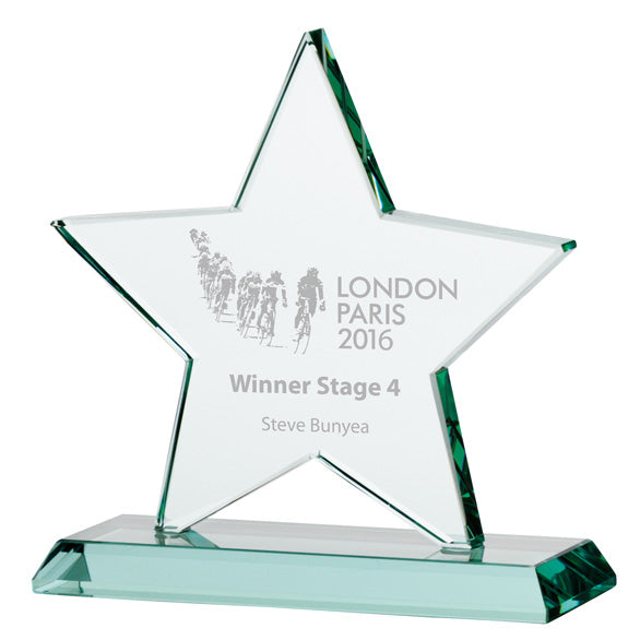 Jade Galaxy Star Crystal Award