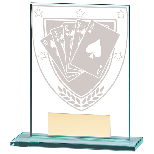 Millennium Poker Jade Glass Award