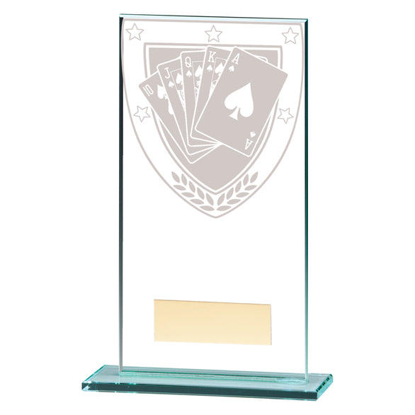 Millennium Poker Jade Glass Award