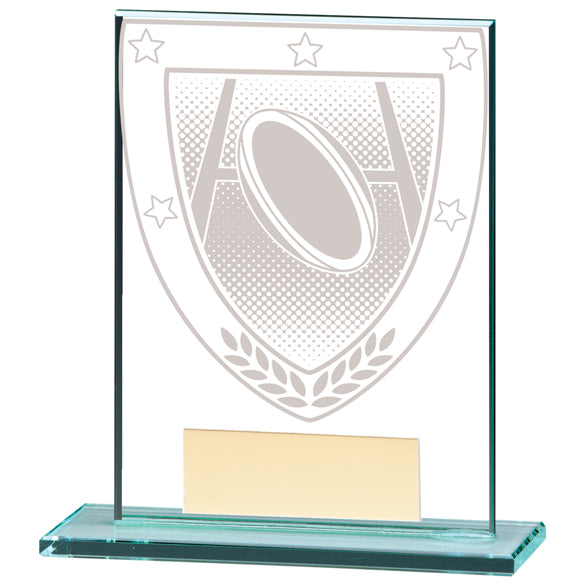 Millennium Rugby Jade Glass Award