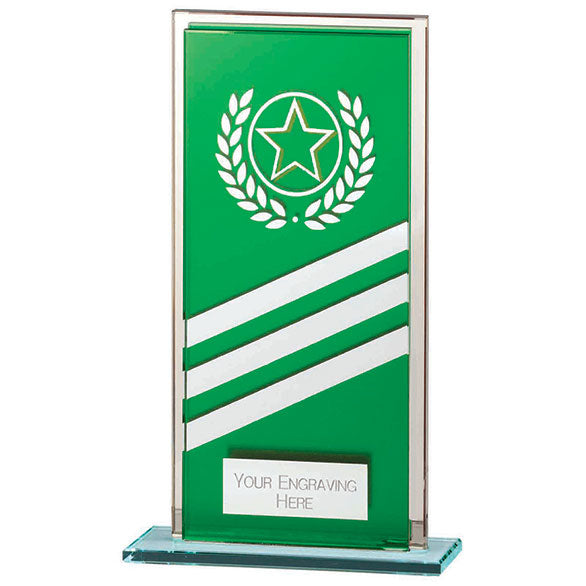 Talisman Mirror Glass Award Green-Silver