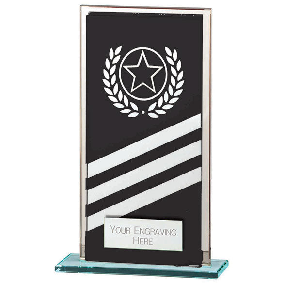 Talisman Mirror Glass Award Black-Silver