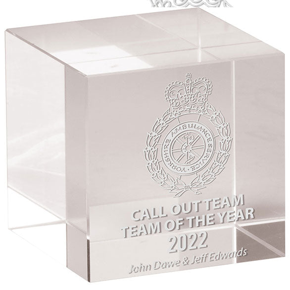 Mentor Block Crystal Award