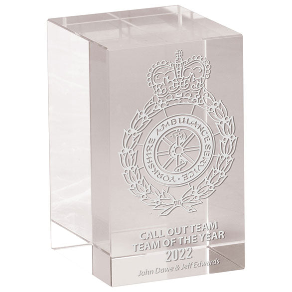 Mentor Block Crystal Award