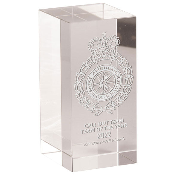 Mentor Block Crystal Award