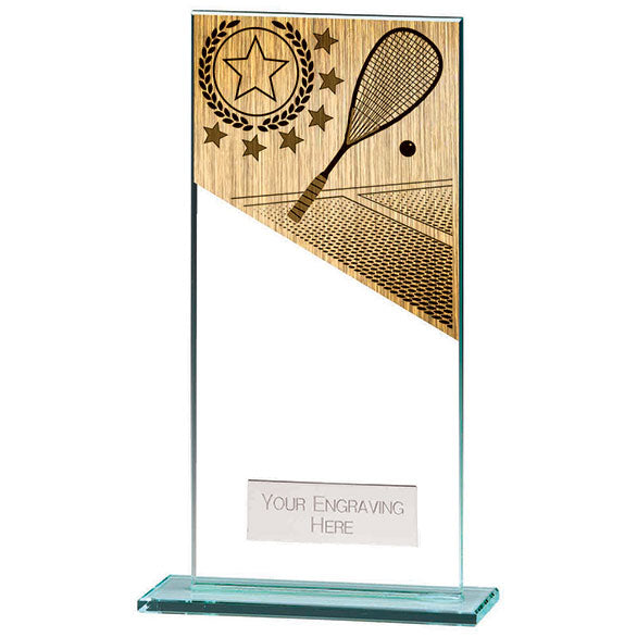 Mustang Squash Jade Glass Award